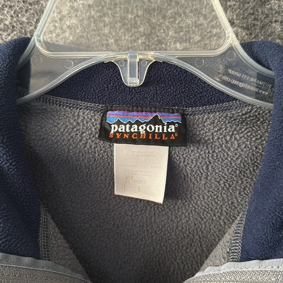 Patagonia Synchilla gray fleece vest size large - Picture 2 of 9